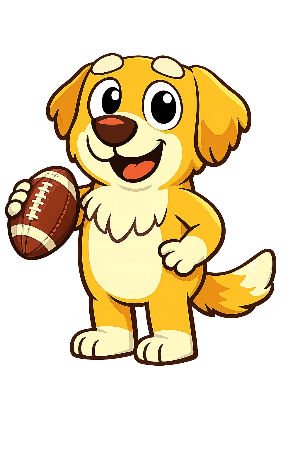 Daniel playing football